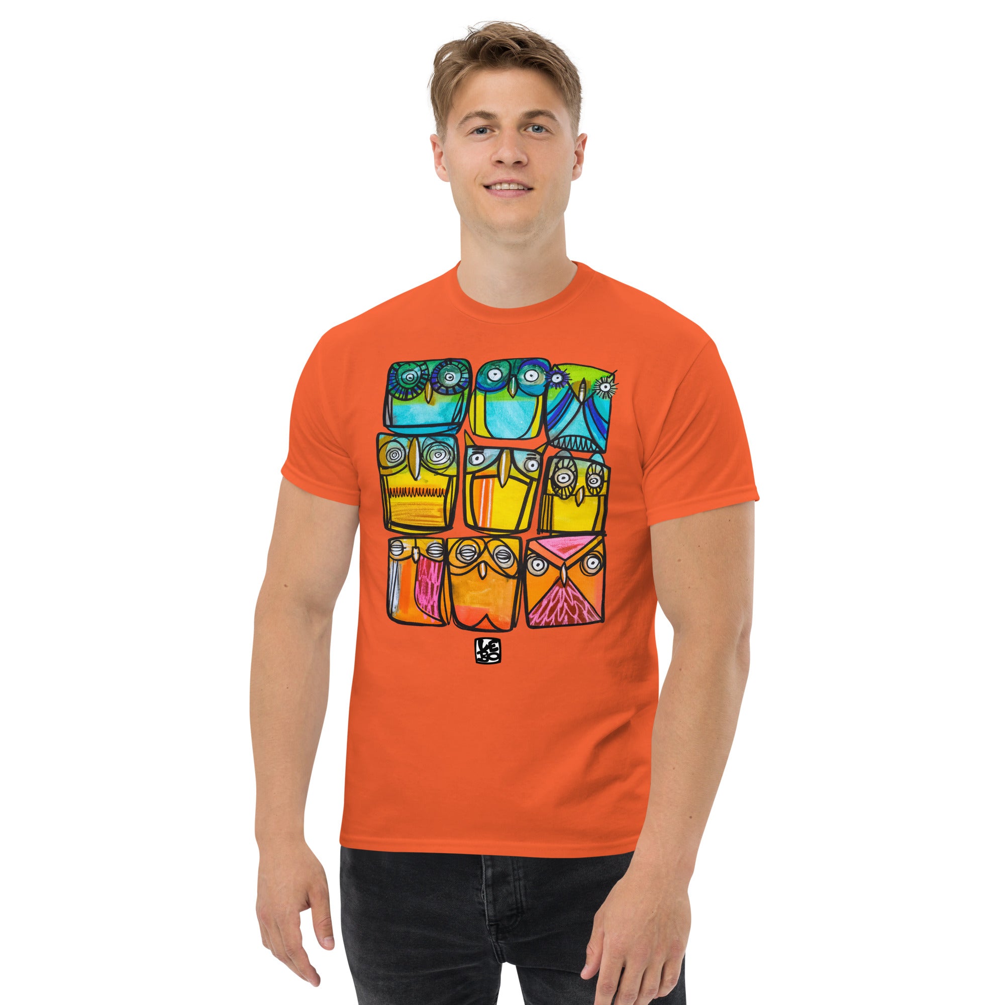 A Parliament of Rainbow Owls - Rainbow Collection - Lebo Unisex Short Sleeve T-Shirt